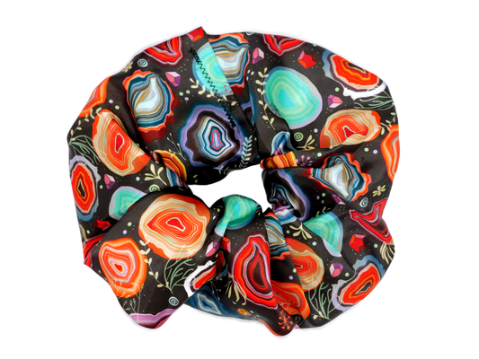 Agate Geode Scrunchie